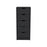 Dresser Kamran, Five Drawers Narrow, Black Wengue Finish